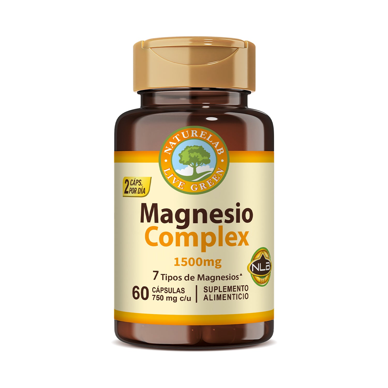 Naturelab® Magnesio Complex 7 Magnesios 60 Cápsulas