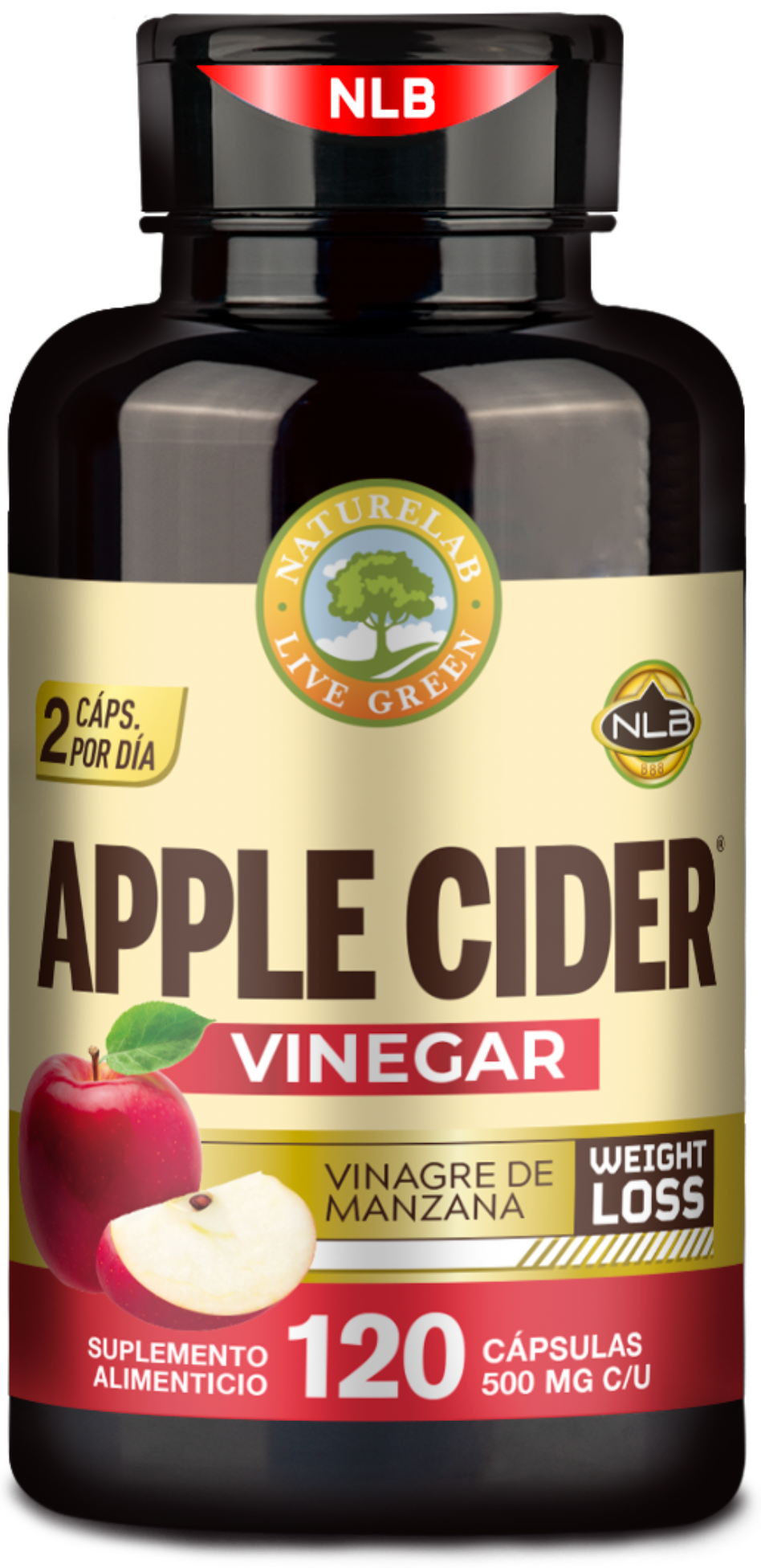 Naturelab® Apple Cider Vinegar 120 Cápsulas