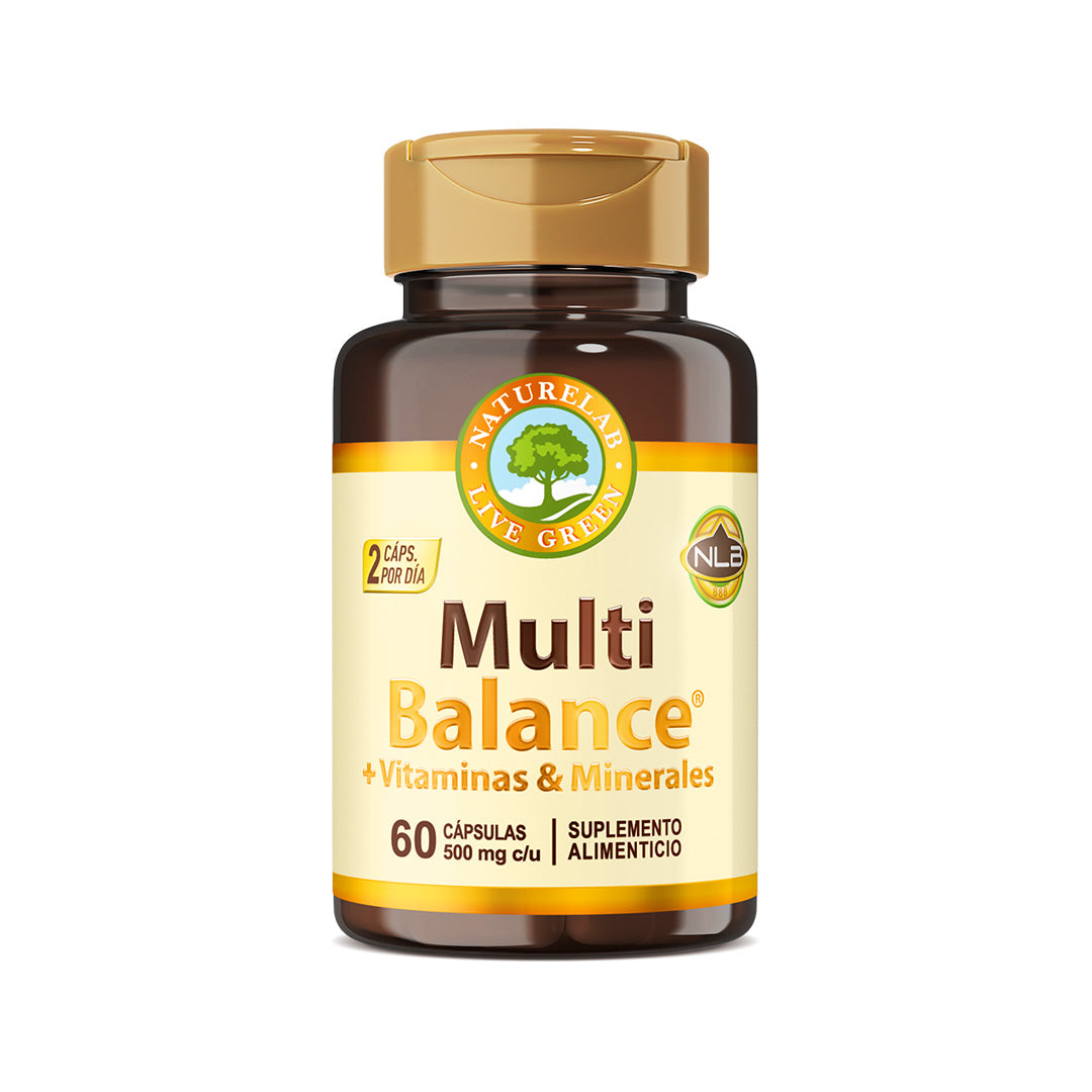 Multi Balance + Vitaminas & Minerales Naturelab® 60 cápsulas