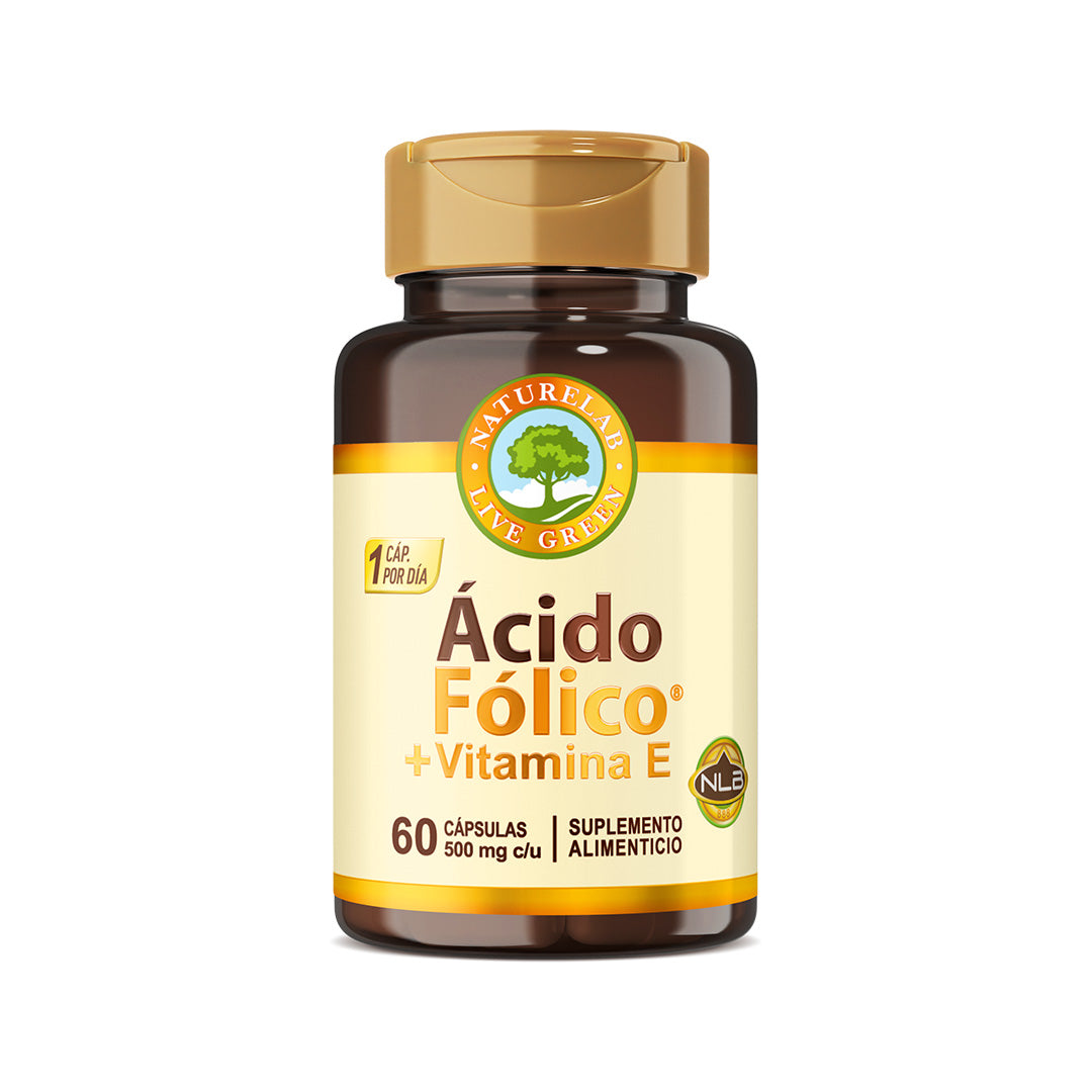 Naturelab Ácido Fólico + Vitamina E® 60 cápsulas