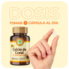 Calcio de Coral + Vitamina D2 Naturelab® 60 cápsulas