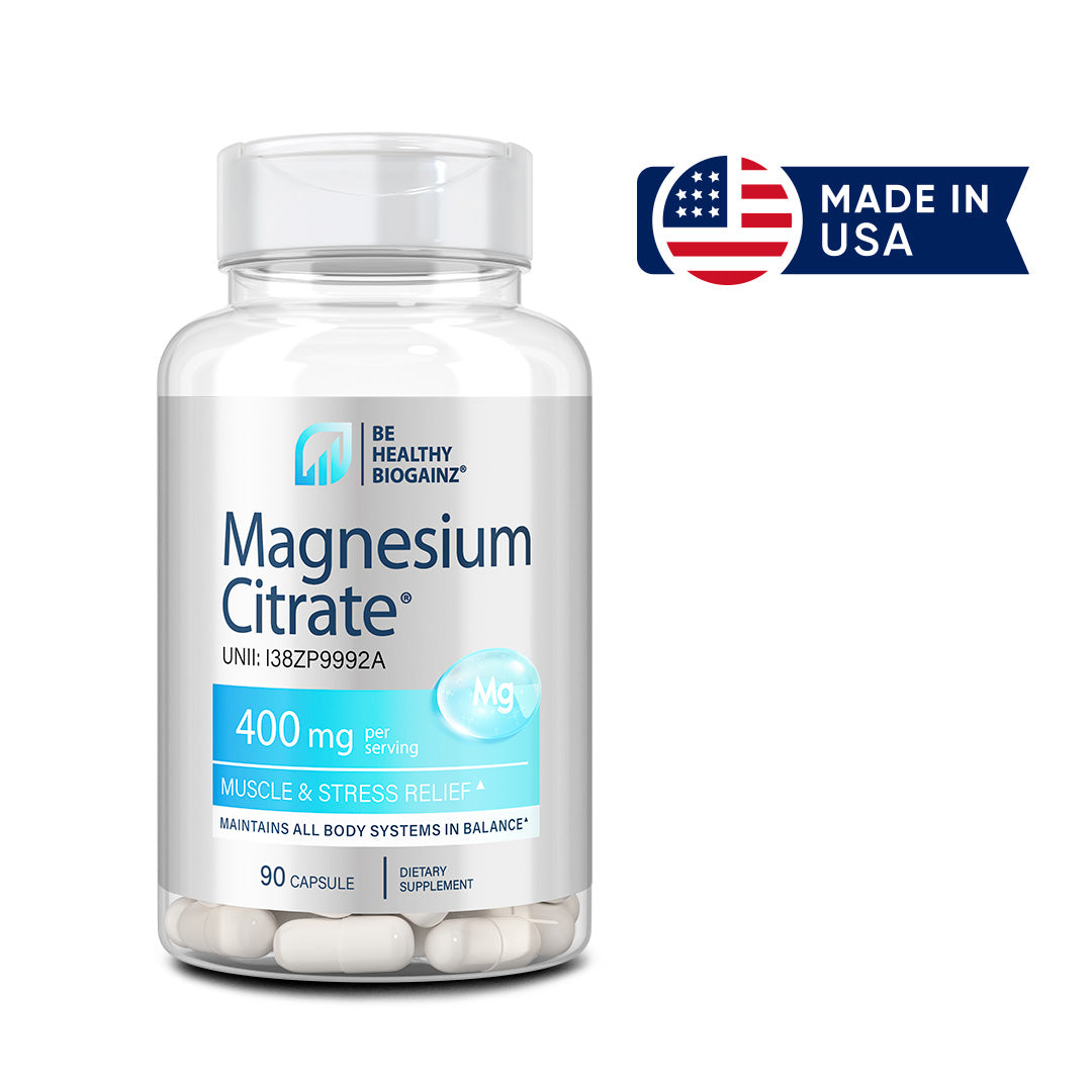 Biogainz Magnesium Citrate 90 Cápsulas