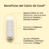 Calcio de Coral + Vitamina D2 Naturelab® 60 cápsulas