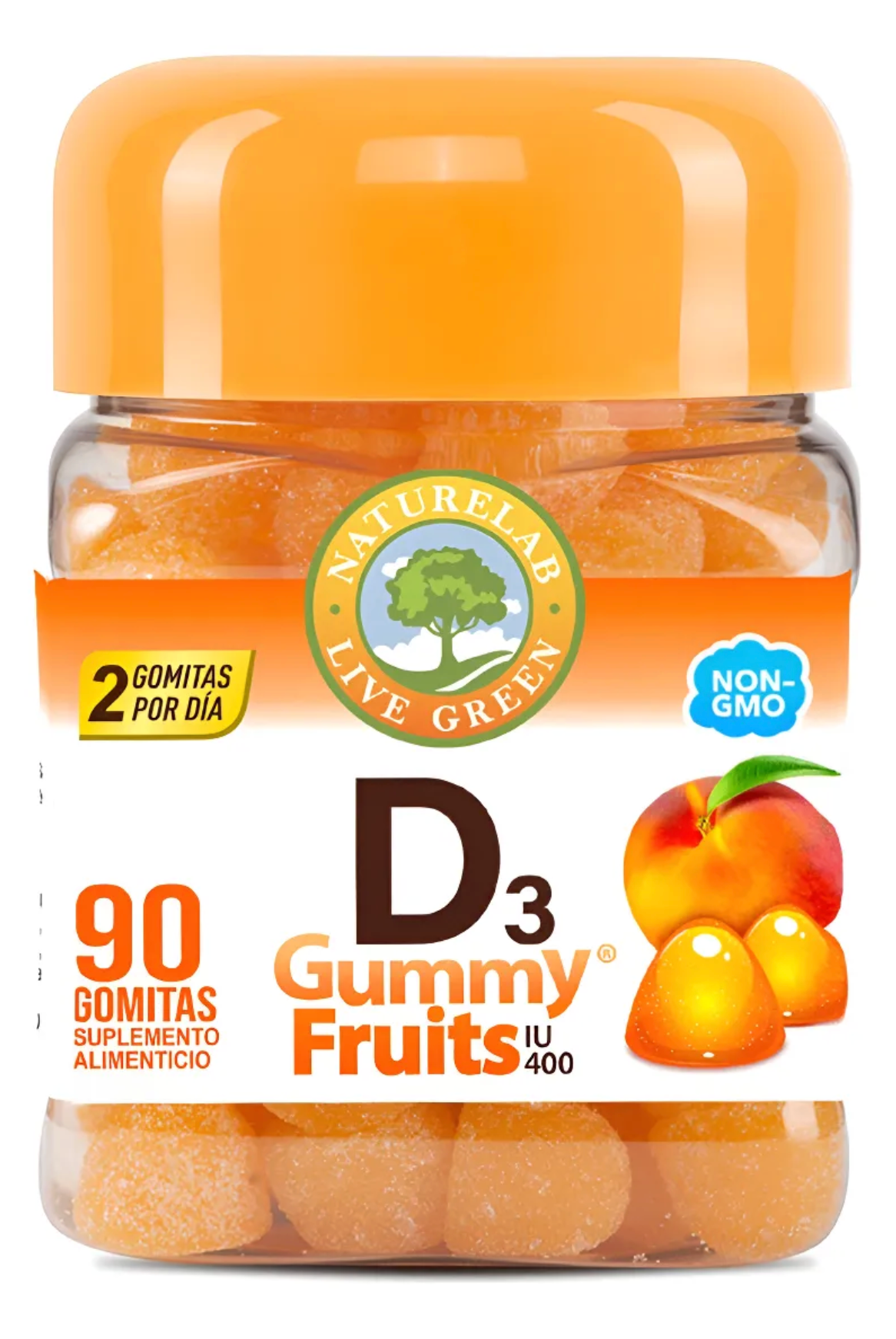 Naturelab® D3 Gummy Fruits (adultos) 90 Gomitas