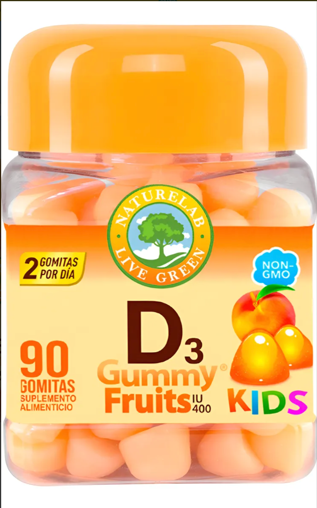 Naturelab® D3 Gummy Fruits Kids 90 Gomitas