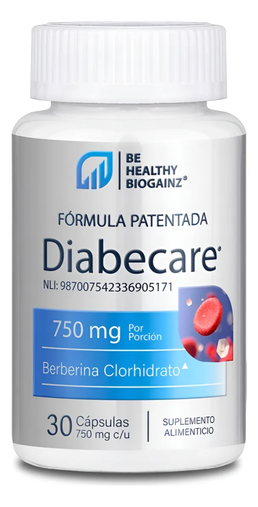 Biogainz@ Diabecare 30 Cápsulas