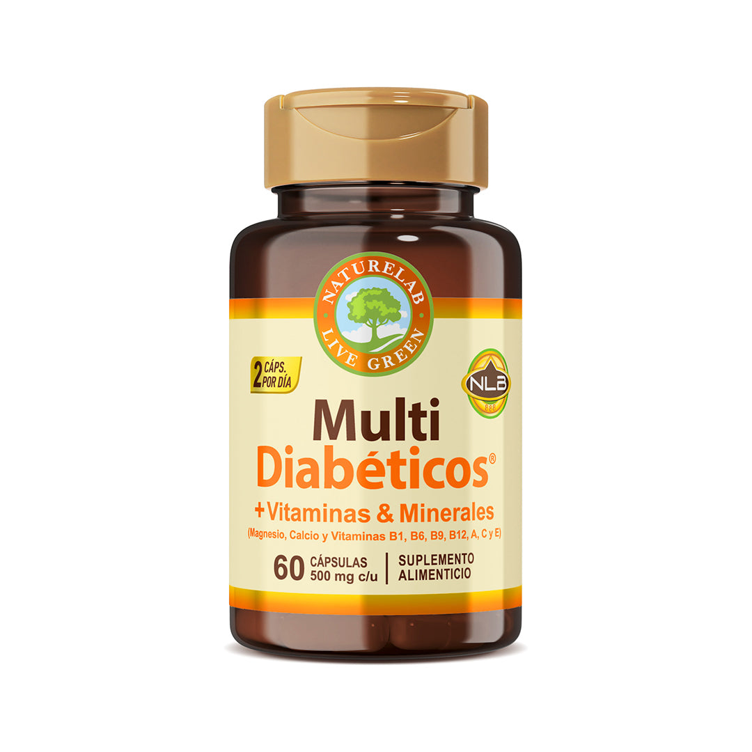 Naturelab Multi Diabéticos +Vitaminas & Minerales® 60 cápsulas