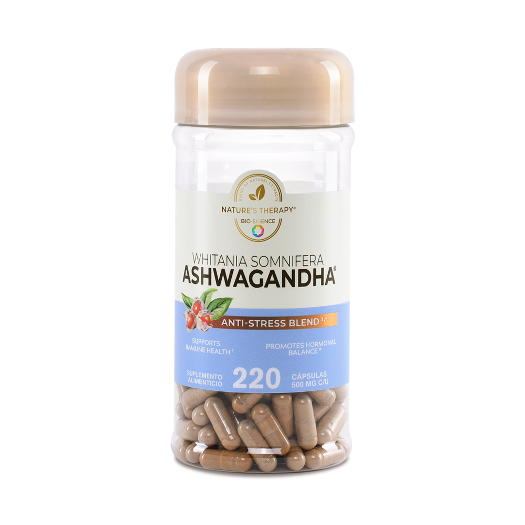 Ashwagandha ® 220 cápsulas 500 mg Nature's Therapy