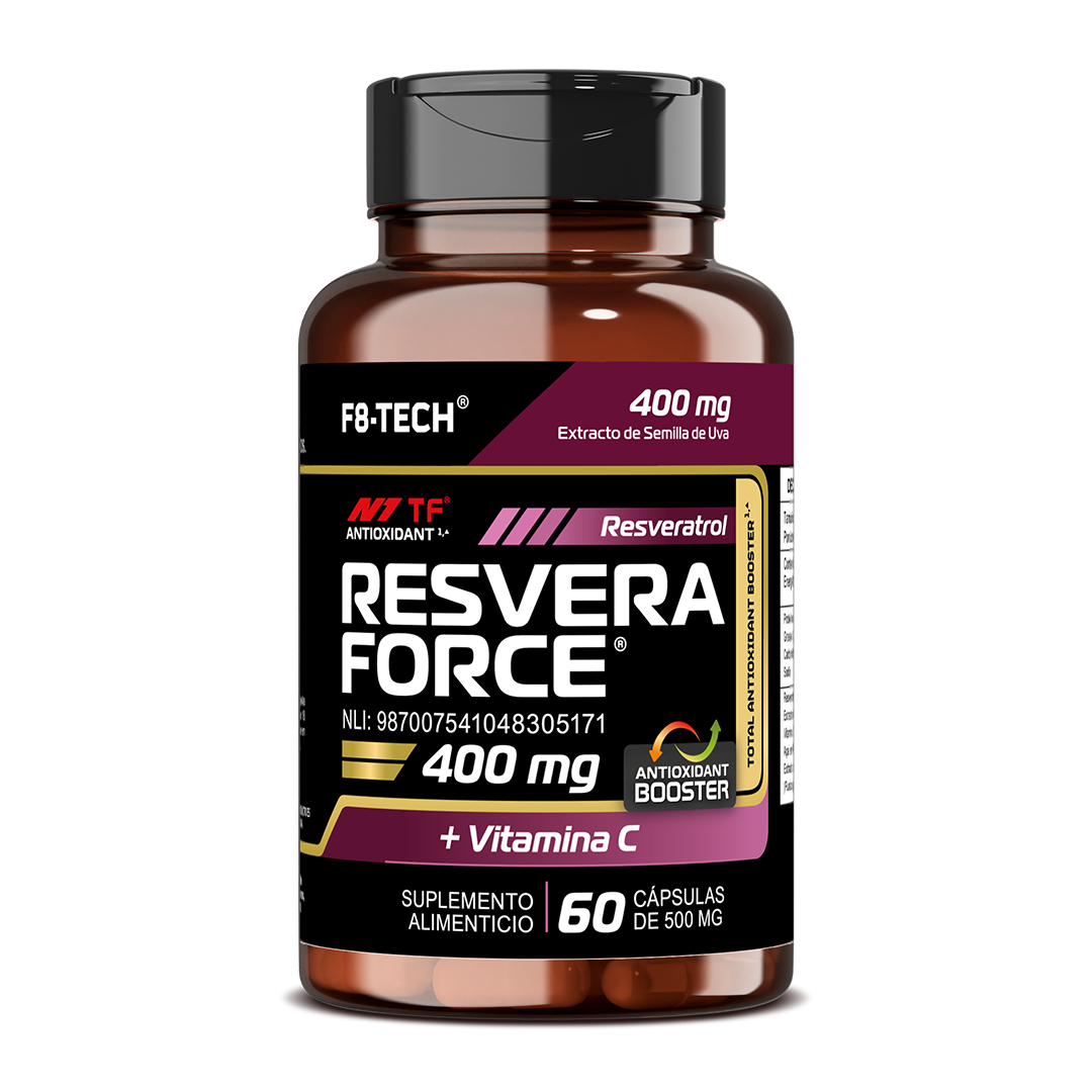 F8-Tech® Resveraforce 60 Cápsulas