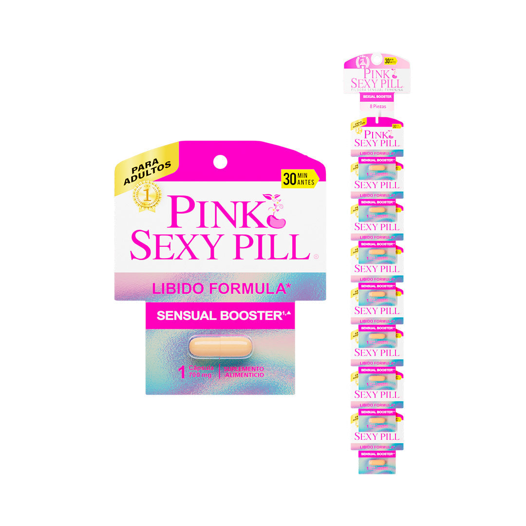 Blinlab Pink Sexy Pill® (Tira de impulso 8 piezas de 1 cápsula de 700g)
