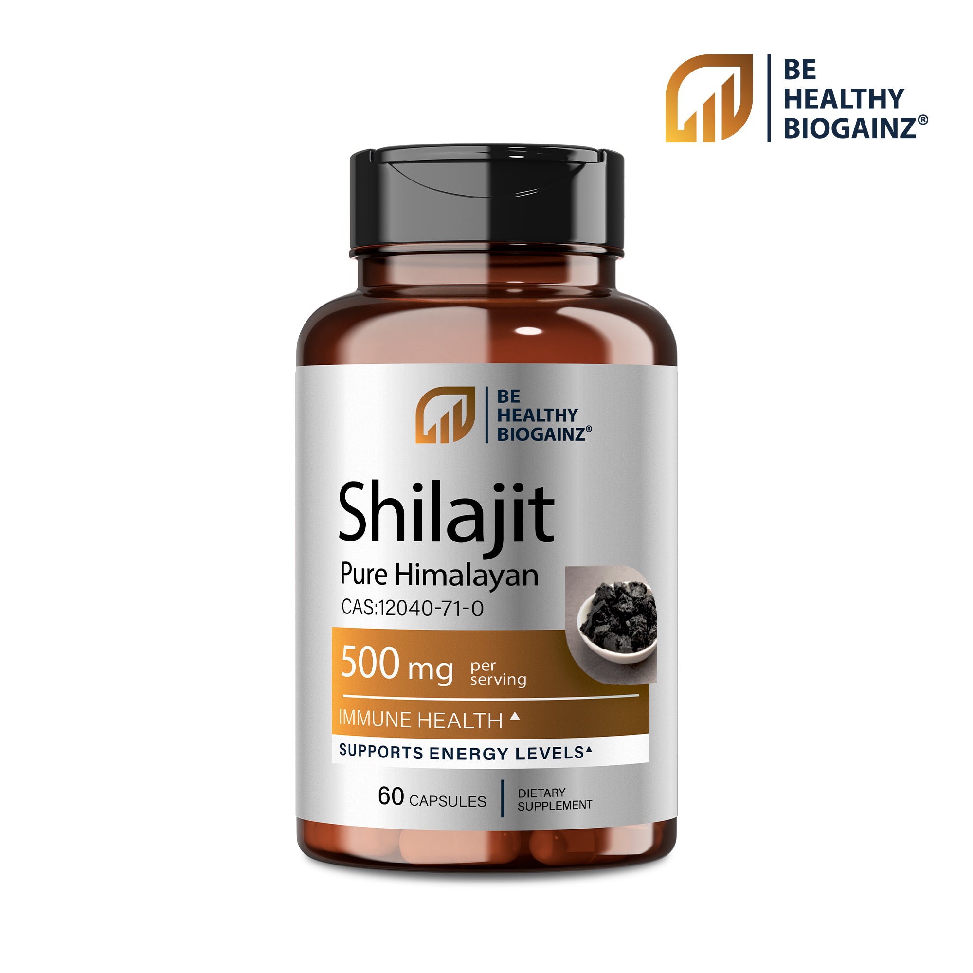 Biogainz Shilajit 60 Cápsulas