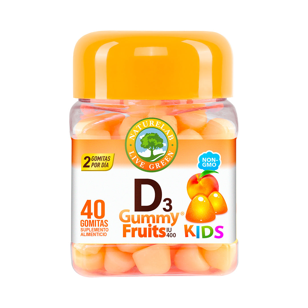 Naturelab Vitamina D3 Kids Gummy Fruits® 40 gomitas