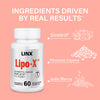 LINX® Lipo-X1 60 Cápsulas