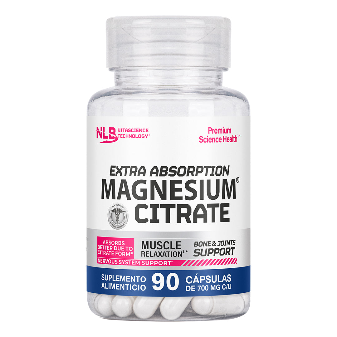 NLB® Magnesium Citrate 90 Cápsulas