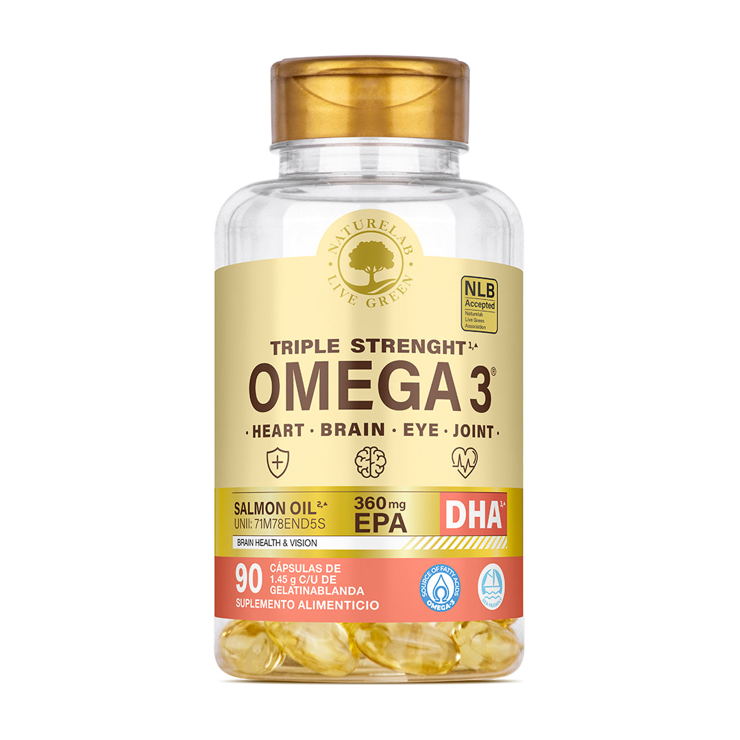Naturelab Triple Strenght Omega 3® Aceite de Salmón 90 cápsulas