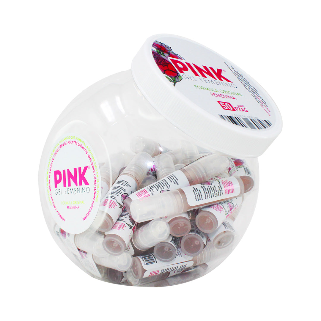 Blinlab Pink Gel Femenino® (Vitrolero 50 piezas de 4.5ml)