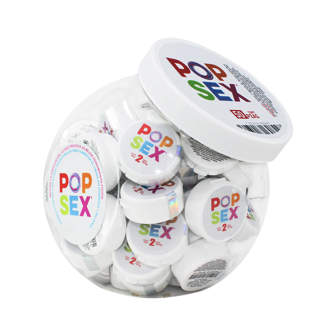 Blinlab Pop Sex® (Vitrolero 50 piezas de 2 cápsulas)