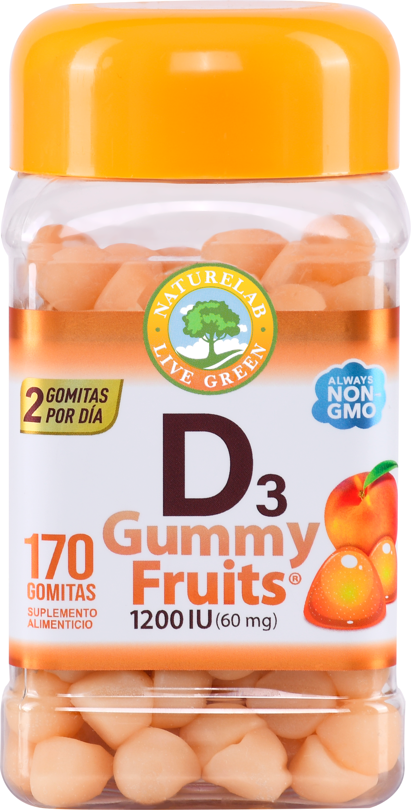 D3 Naturelab® 170 Gummy Fruits