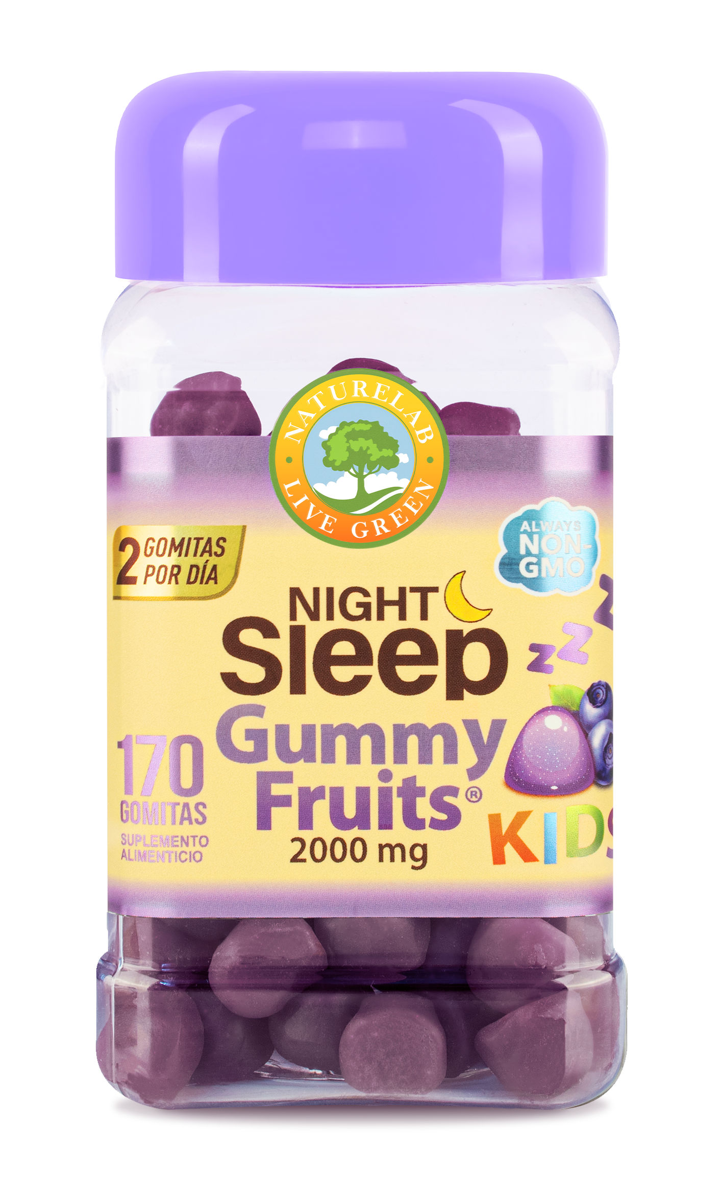 Night Sleep 170 Gomitas para niños