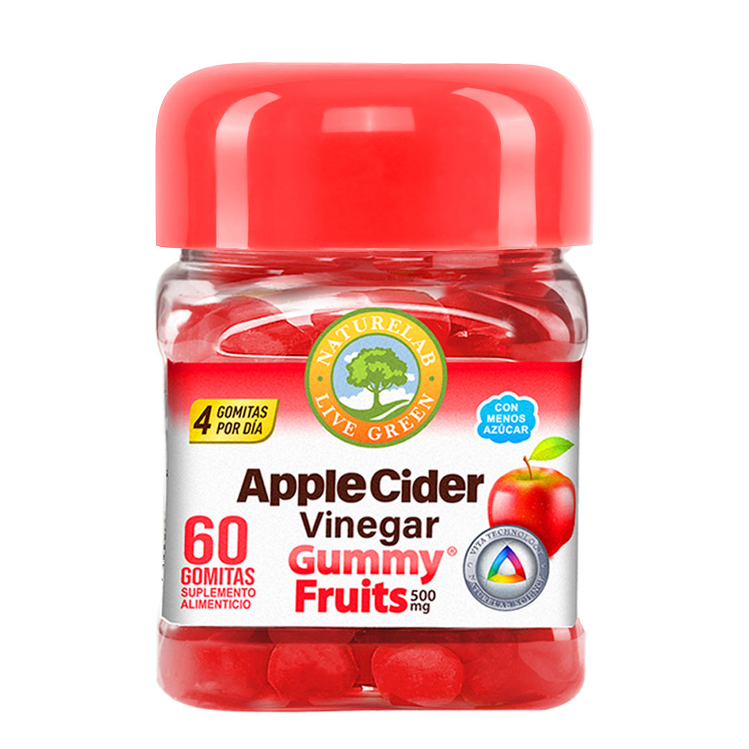 Vinagre de manzana en gomitas con 60 pzas