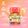 Omega 3 y vitaminas KIDS en Gomitas con 90 piezas Sabores Frutales